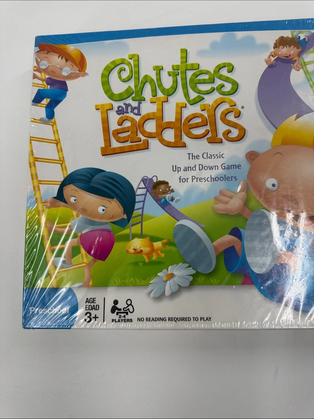 MB GAMES Chutes and Ladders Kids Board Game - Colorful Preschool 3+